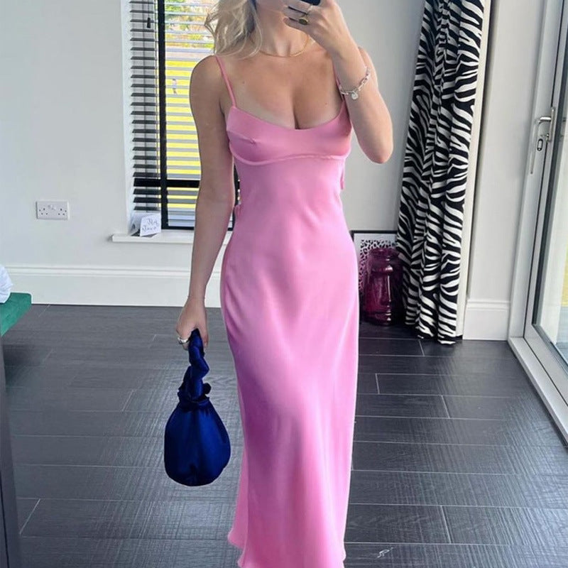 Satin Slip Dress | Luxe Women&