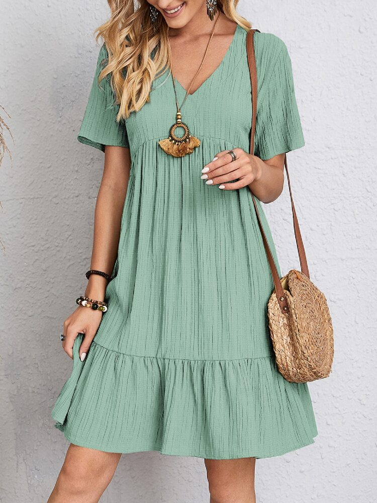 Ruffle Casual Dress | Everyday Women&