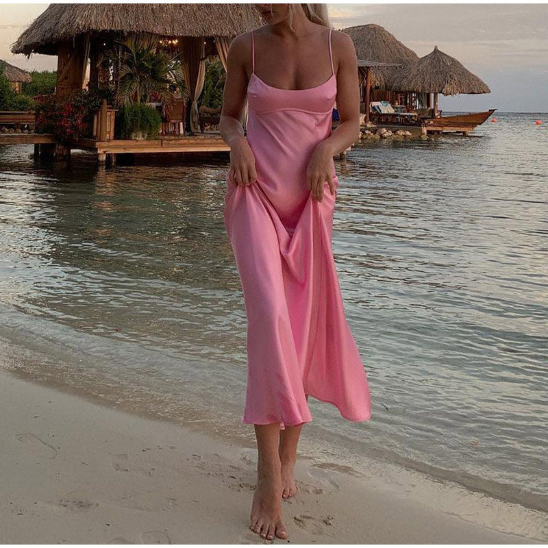 Satin Slip Dress | Luxe Women&