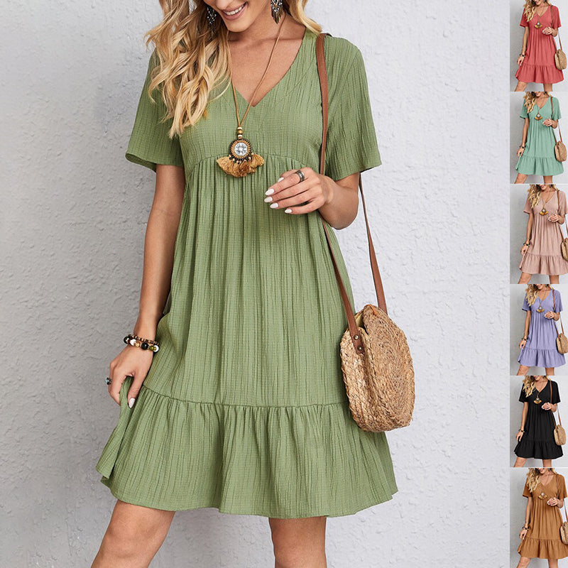 Ruffle Casual Dress | Everyday Women&